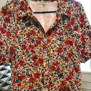 Floral utility dress